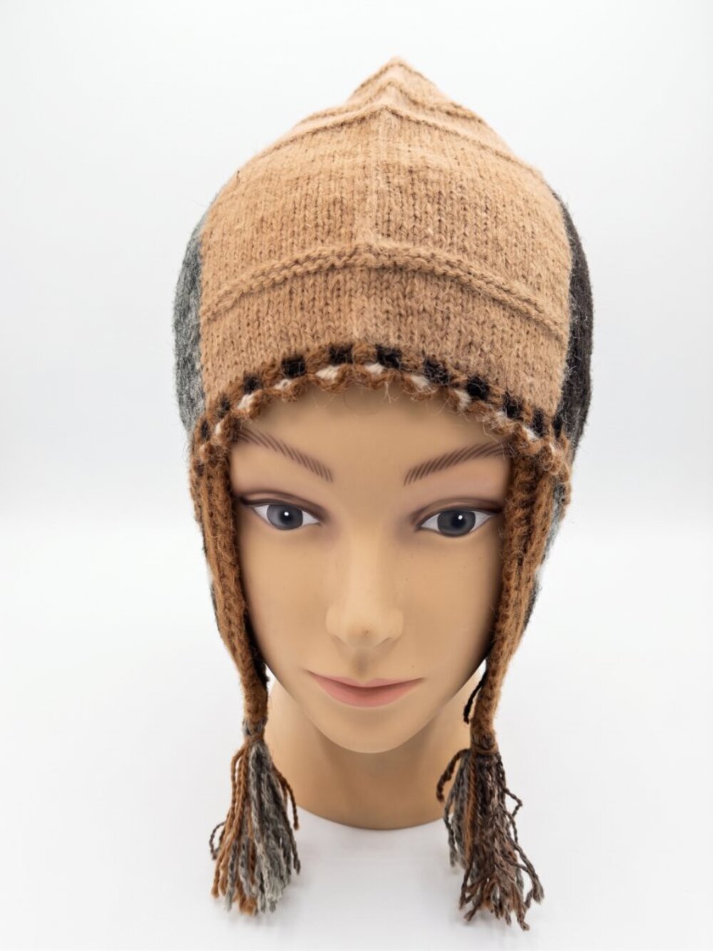 Cusco Alpaca Wool Knit Andean Chullo – Warm Winter Hat with Earflaps